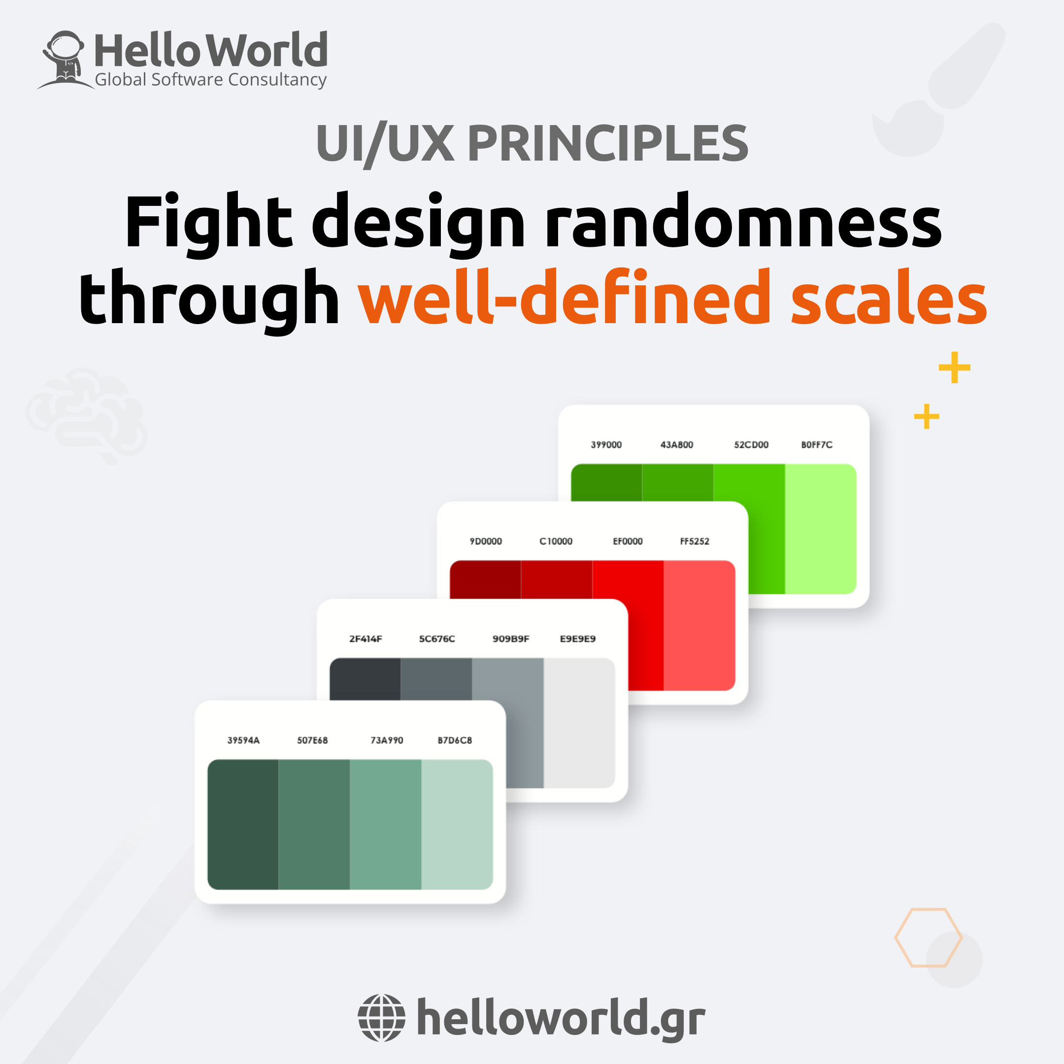 Fight design randomness through well-defined scales
